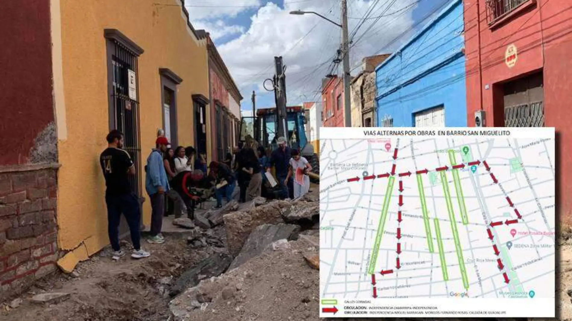 Obras en San Miguelito y cierres viales